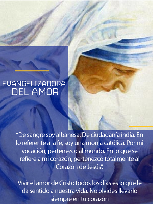 Modelo a seguir: evangelizadora del amor