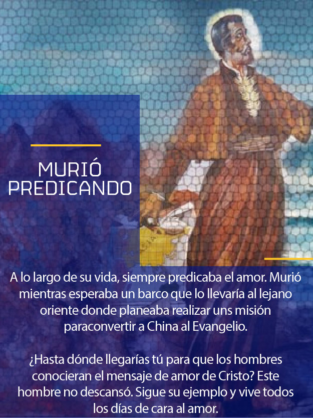 Modelo a seguir: Murió predicando