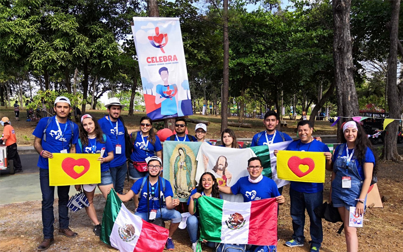 Jóvenes en la Jornada Mundial de la Juventud Panamá 2019