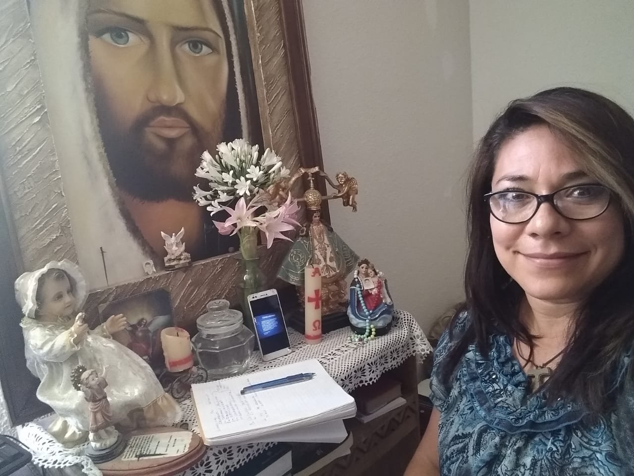 Patricia Barrera tomando el curso en Querétaro